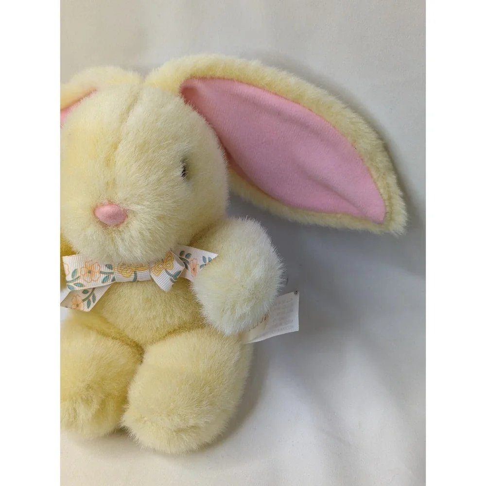 TL Toys Yellow Rabbit Plush Lop‎ Ears 7 Inch Stuffed Animal Toy